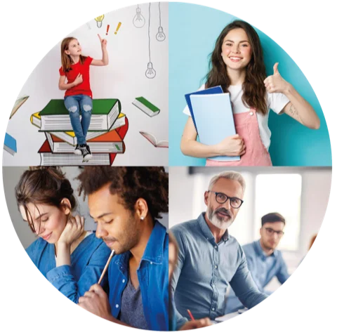 Les apprenants — enfants, adolescents, étudiants, adultes apprenants